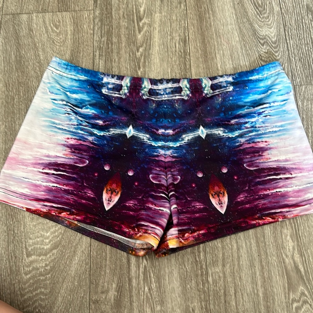 Space  rave boy shorts